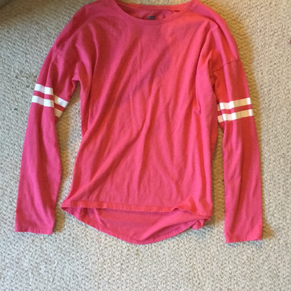 Girls pink long sleeve tee